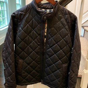 Burberry Black Quilted Youth Jacket Size 12